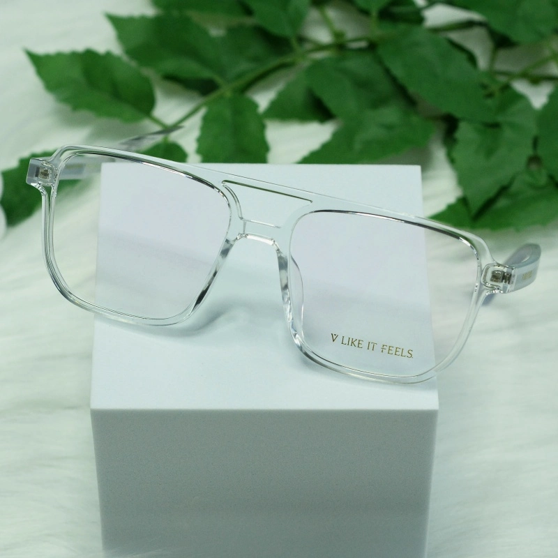 Fashion Korea Design Double Bridge Double Beam Square Frame Optical Frames Eyeglasses