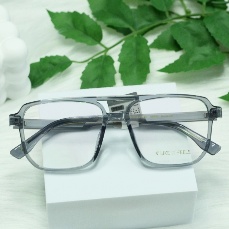 Fashion Korea Design Double Bridge Double Beam Square Frame Optical Frames Eyeglasses