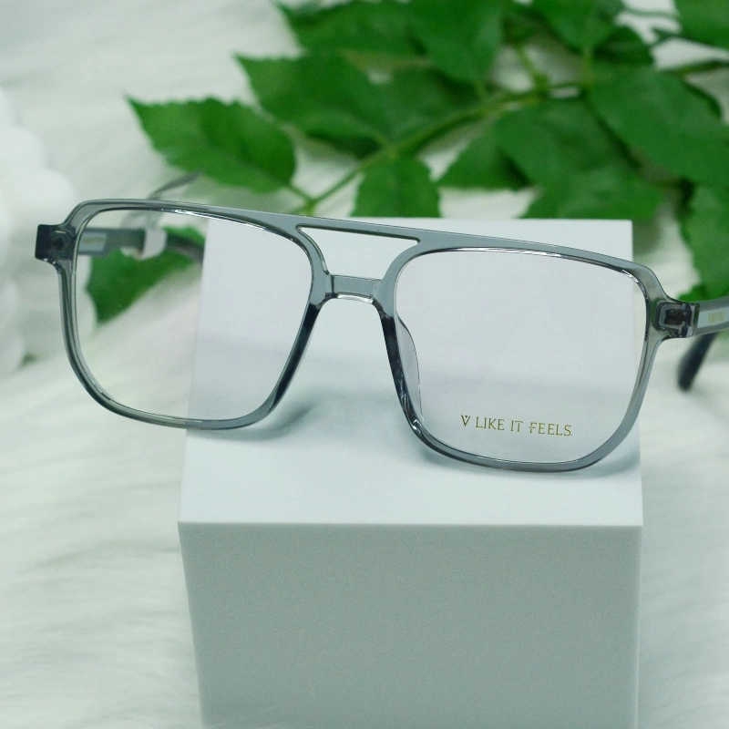 Fashion Korea Design Double Bridge Double Beam Square Frame Optical Frames Eyeglasses