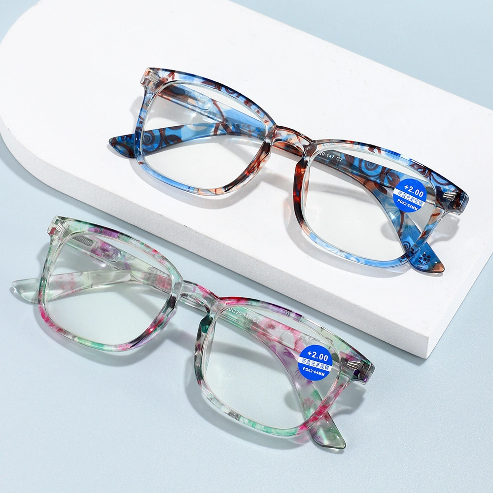 Wholesale Fashion Comfortable Spring Hinge Anti Blue Light Reading Glasses