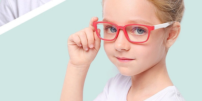 Flexible Safety Silicone/Tr90 Kids Anti Blue Light Blocking Computer Glasses Optical Frames Eyeglasses