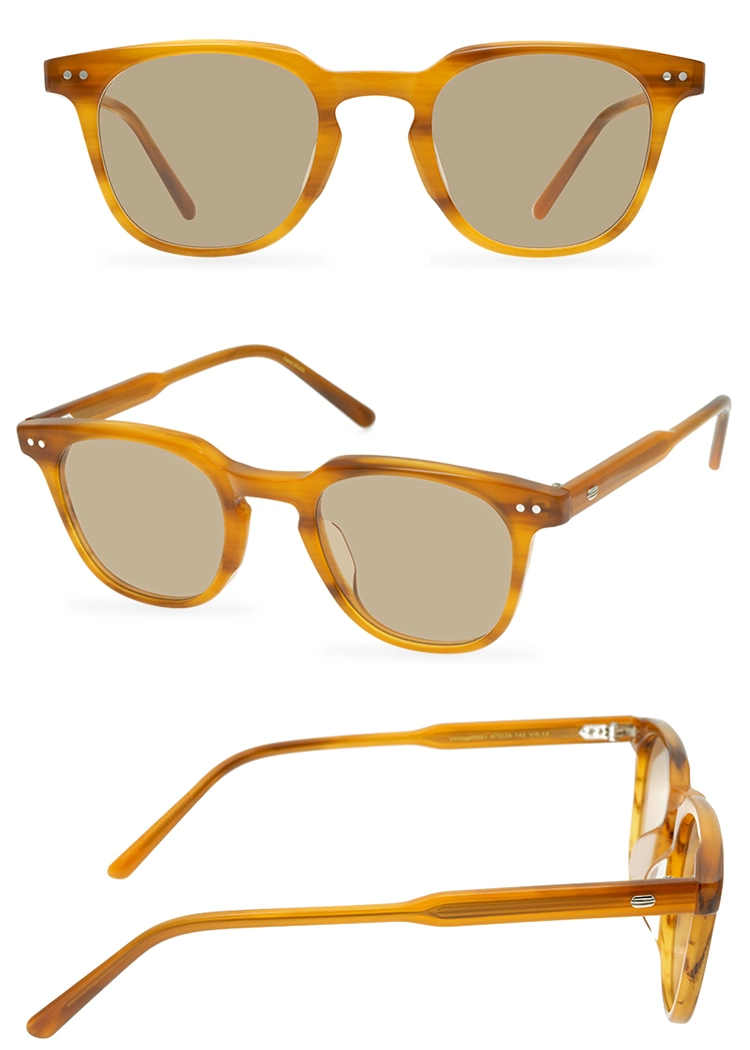 Sunglasses 2023 Women Fashion Luxury Sun Glasses for Men Acetate Custom Logo