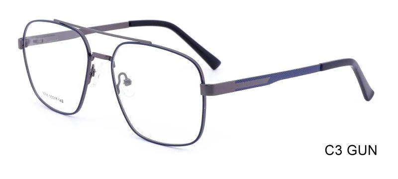 9008 Square Eyeglass Frames Metal Eyeglasses Frames