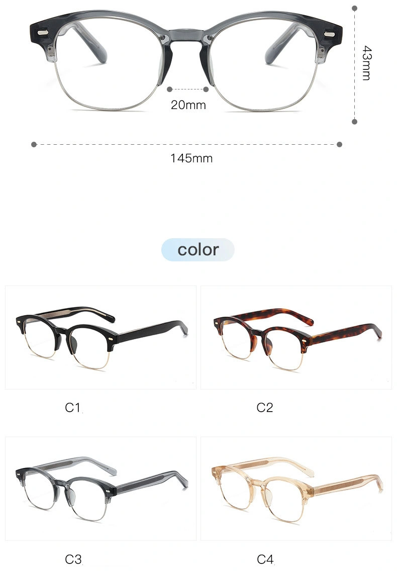 2023 Wholesale Hot Selling Anti Blue Light Blocking Eyeglasses Cheap Spectacle Frame Women Men Optical Frames Fashion Computer Eyeglasses