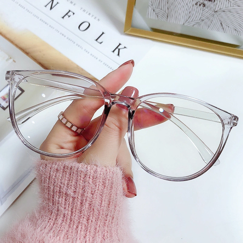 New Quality Large Frame Glasses Fashion Computer Anti Blue Light Eyeglasses