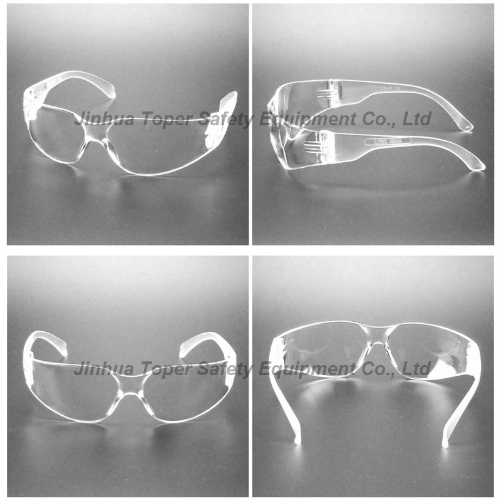 CE En166 and ANSI Z87.1 Clear Lens Polycarbonate Material Personal Safety Glasses (SG103)