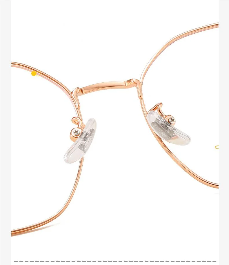 2023 Semi-Titanium Metal Round Myopia Frames Fashion Eyeglasses