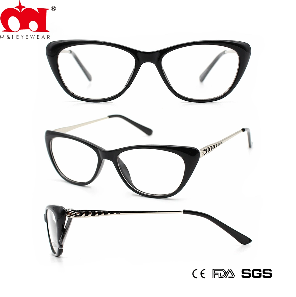 Cat Eye Fashion Reader Designed Temple High Quality Ladies Reading Glasses (WRP20011)