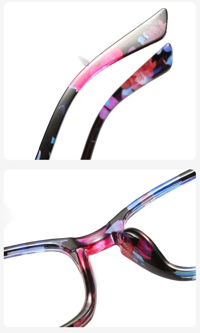 New Big Frame Fashion Anti-Blue Reading Glasses for Men and Women Retro HD Reading Glasses Wholesale Elderly Reading Glasses
