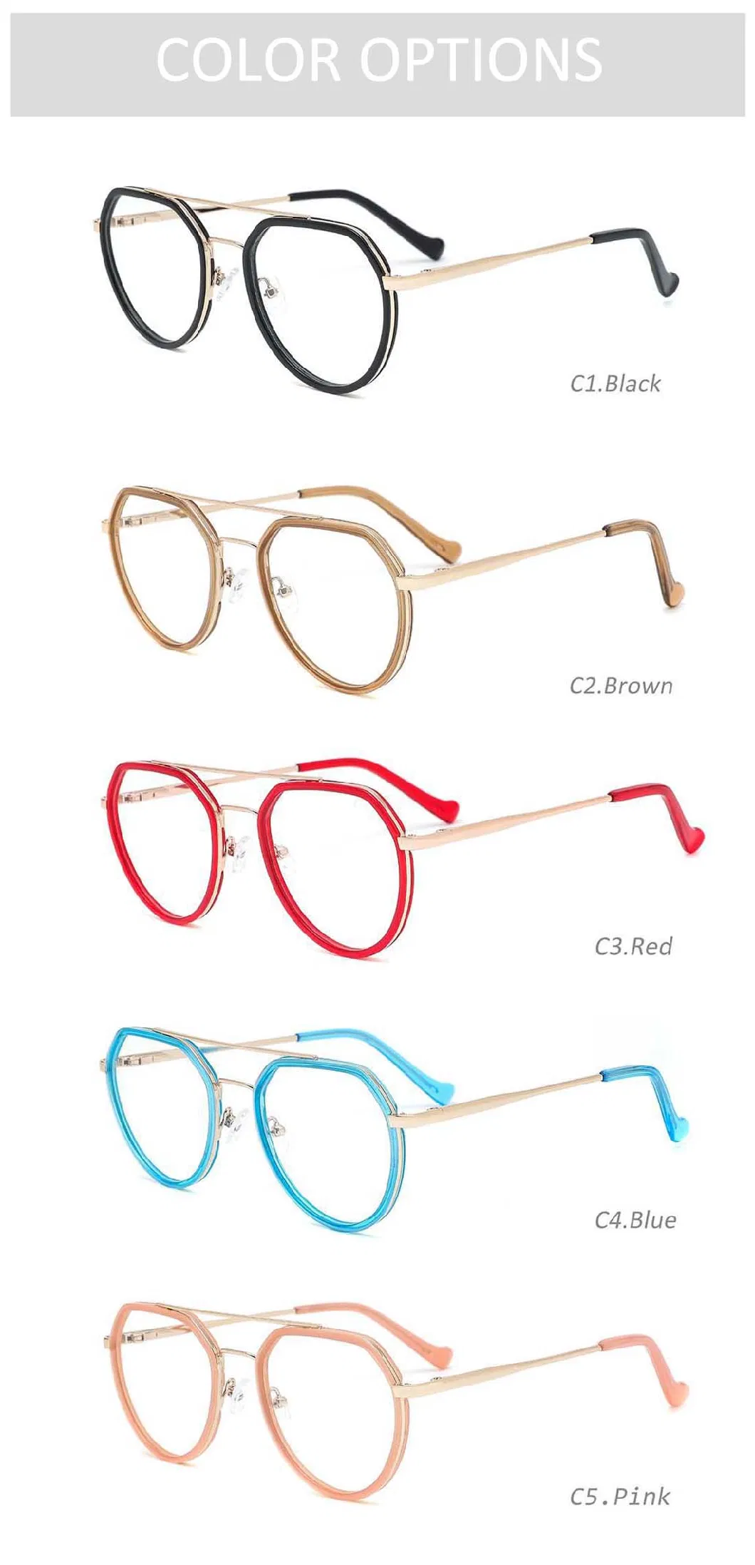 High Quality Unique Hand Made Acetate Optical Frame Eyewear Eyeglasses