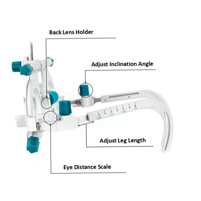 Hot Sale Custom Metal Adjustable Optical Equipment Optometry Oculus Trial Frame