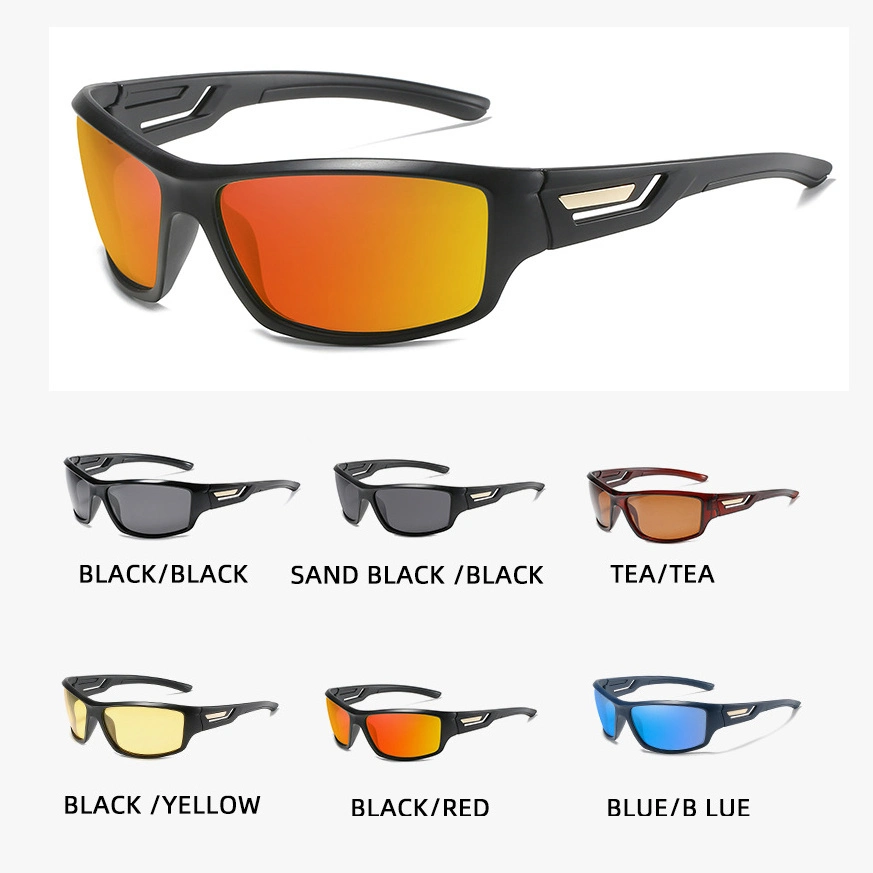 Factory Wholesale Outdoor Fishing Driving Polarized Sun Glasses Blue Light Blocking Shades Eyewear Famous Brands Designer Custom Sport Sunglasses