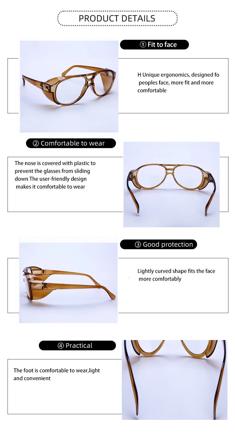 Stylish and Modern Anti-Fog Anti-Scratch Eye Protective Workplace Goggles Glasses Safety