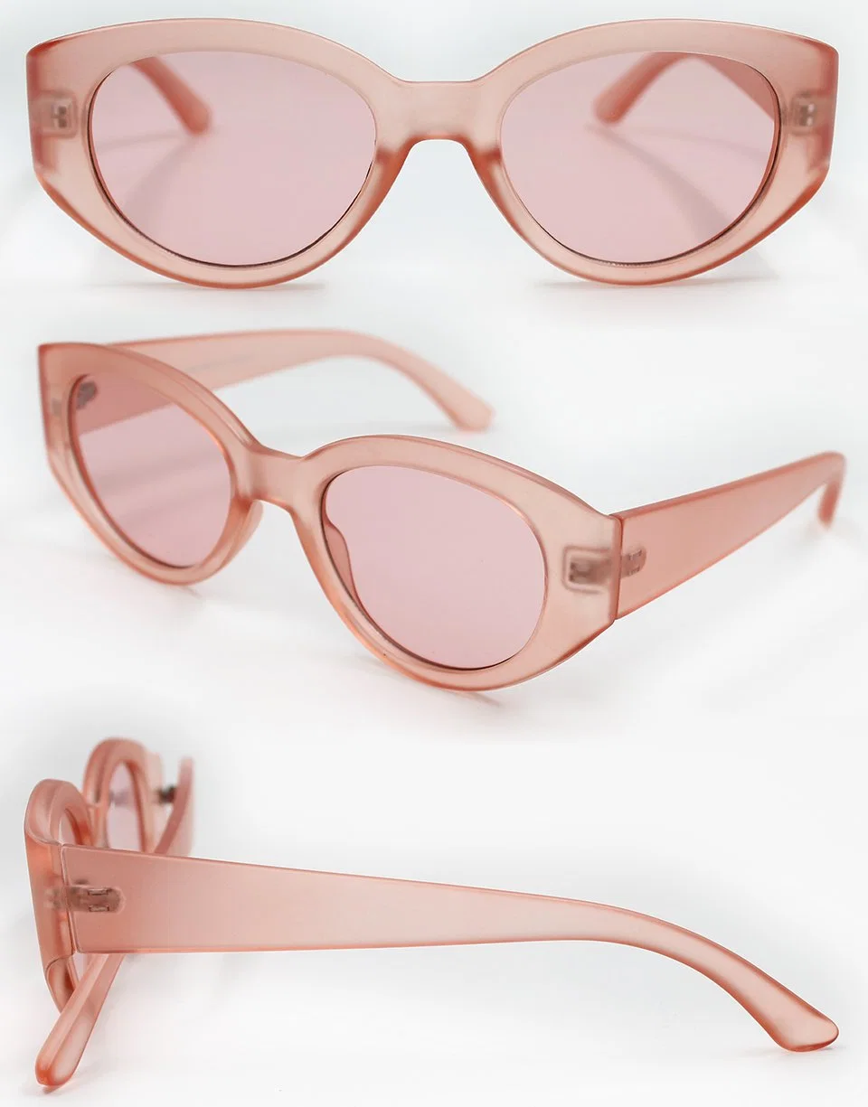 Wholesale Fashion Vintage Silm Women Sun Glasses Designer Brand Cat Eye PC Polarized Sunglasses (WSP8080318)