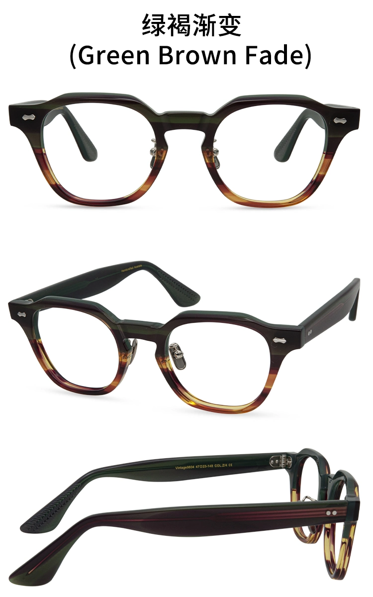 New Design Fashion Acetate Eyeglasses Frames Optical Glasses