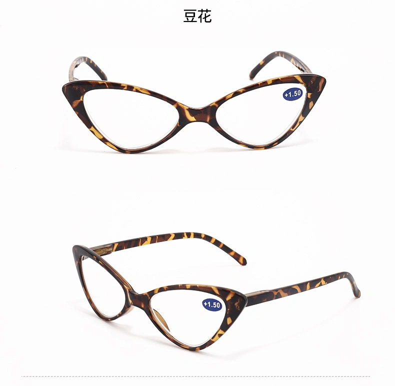Cat Eye Spring Hinge Fashion Blue Light Blocking Reading Glasses