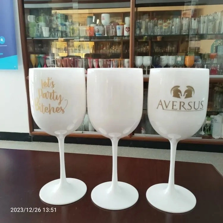 Custom Wholesale 16 Oz Recyclable Reusable Unbreakable Wedding Wine Glasses