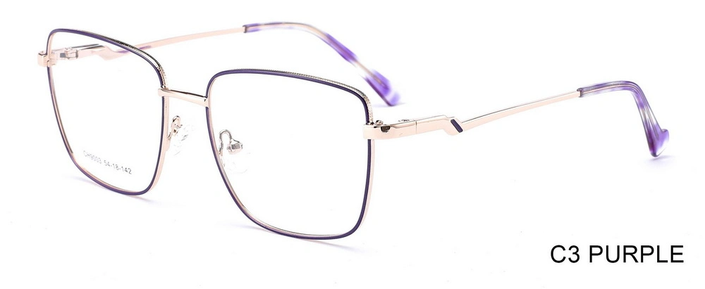 2024 Newest Cat Eye Metal Design Prescription Luxury Optical Glasses Women Men