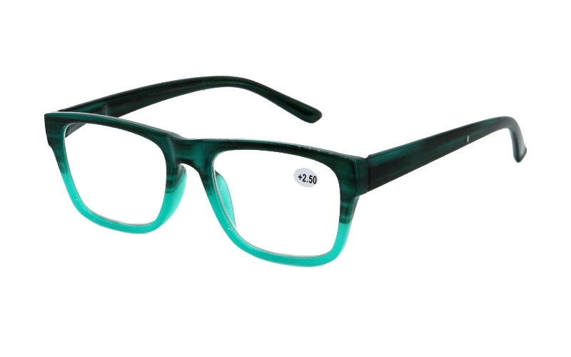 Classic Style Square Spring Hinge Multicolor Translucent Unisex Reading Glasses