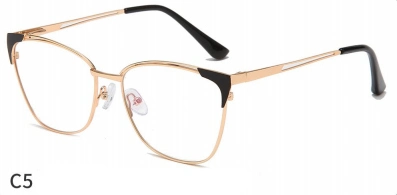 Classic Cat Eye Shape Frame in Excellent Design Adjustable Nose Pad Spring Hinge Stock Women Eyeglasses