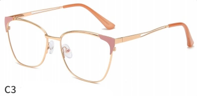 Classic Cat Eye Shape Frame in Excellent Design Adjustable Nose Pad Spring Hinge Stock Women Eyeglasses