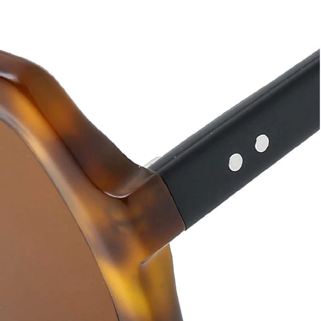 Designer Brand UV Block Rectangle Acetate for Gentlemen Shades Sunglasses