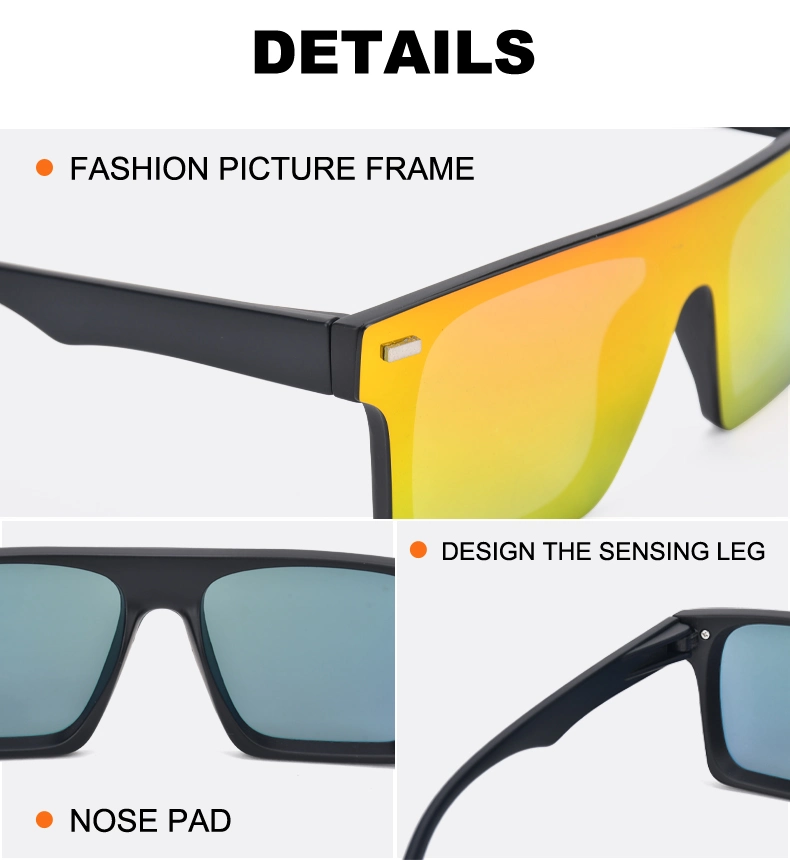 2024 Trending Fashion Accessories Colorful Unisex UV Polarized Anti Salt Sunglasses with Logo