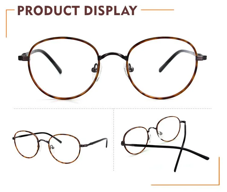 Popular Tortoise Vintage Round Big Frame Unisex Eyeglasses Optical Reading Glasses