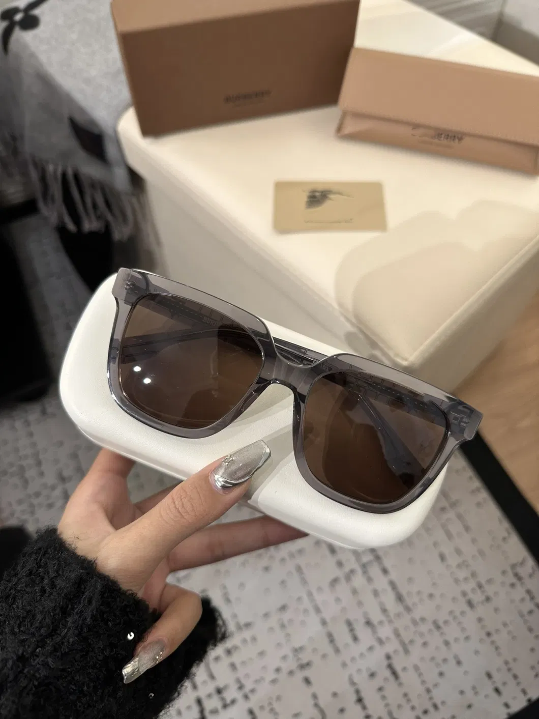 Quality Trending Shades Glasses Sunglasses UV Protection Sun Glasses Designer Square Eyewear