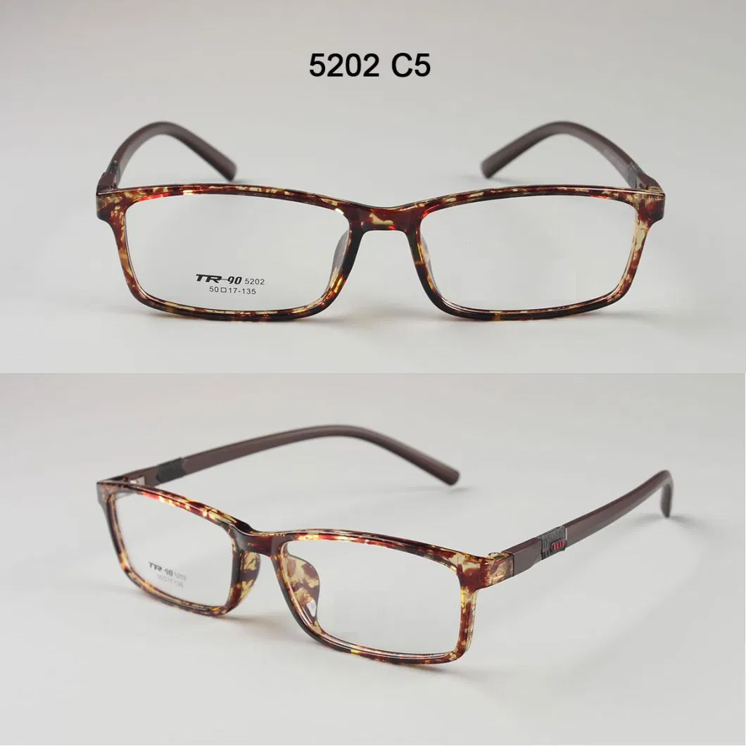 Tr90 Myopia Optical Glasses Frame Men Women Square Myopic Eyeglasses