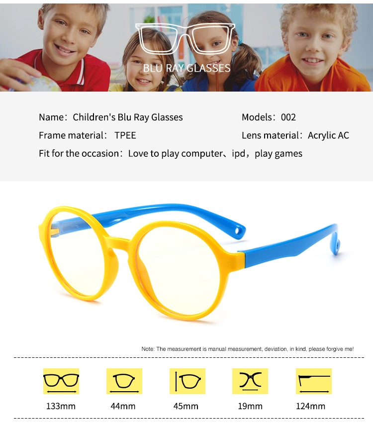 2022 Retro Eye Protection Blue Light Kid Glasses