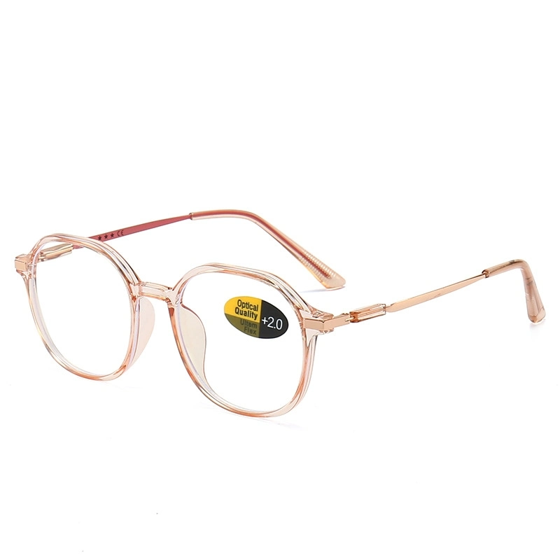 Comfortable Alloy Frame UV400 HD Anti Blue Light Reading Glasses for Elders