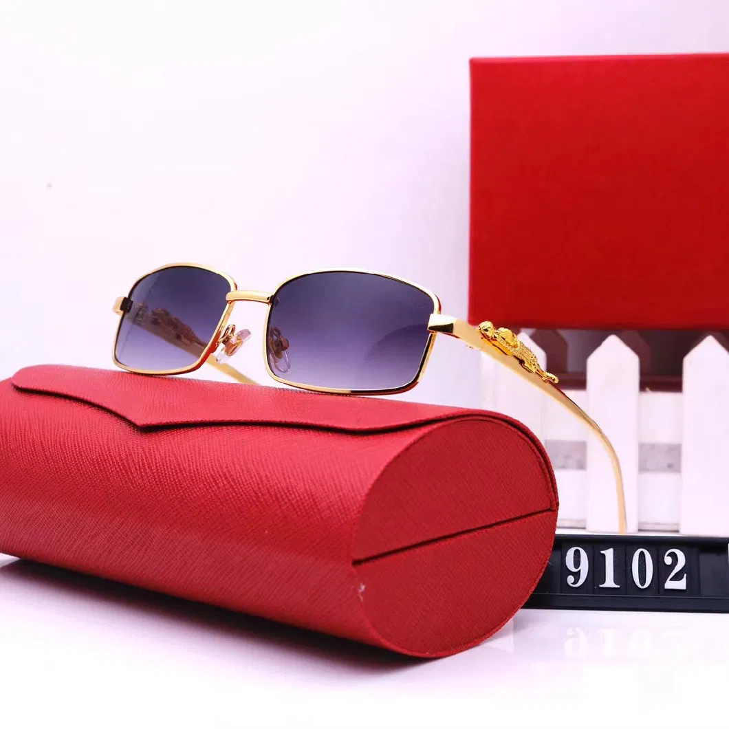2024 Men Women Fashion Rimless Luxury Brand Sun Glasses Designer Sunglasses Style