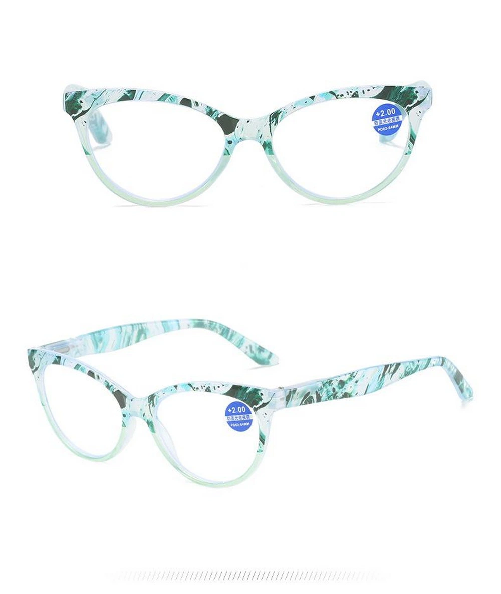 New Arrival OEM High Quality Full Rim PC Colorful Cat Eye Frame Unisex Reading Glasses
