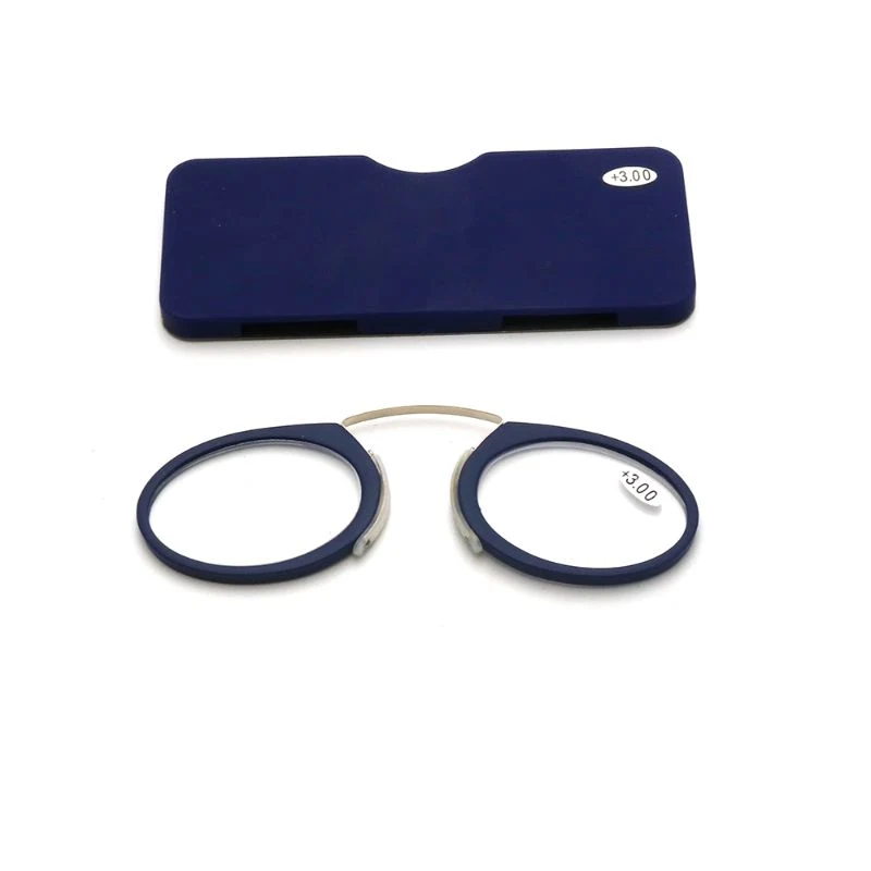 Pocket Metal Frame Pocket Mini Nose Clip Reading Glasses