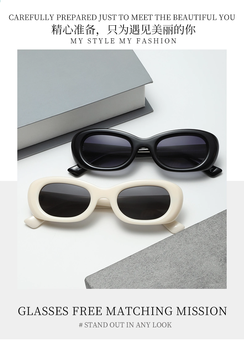 Unisex Classic Retro Custom Factory Selling High Quality Personalized Oval Luxury Casual PC Sunglasses