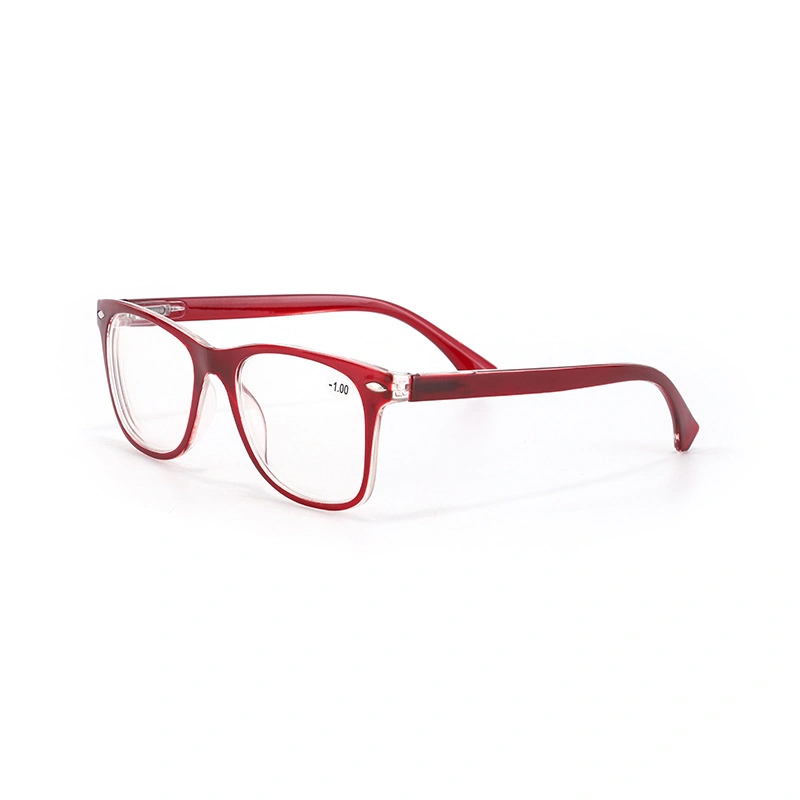 Rivets Finished Retro Classic Myopia Glasses Women Rectangle Nearsighted Eyeglasses -0.5 -1.0 -1.25 -1.5 to -4.0