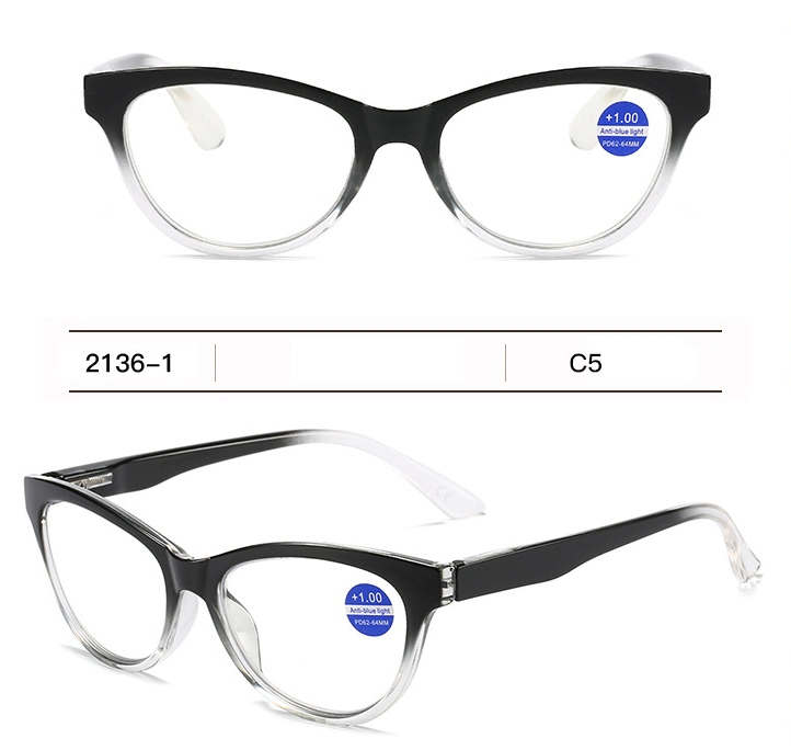 New Fashion Anti-Blue Reading Glasses Wholesale Cat-Eye HD Reading Glasses for Men and Women