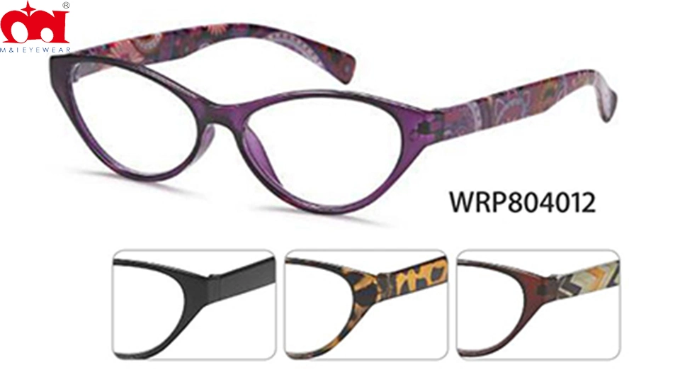 Fashion Frame Hot Sale PC Cat Eye Reading Glasses for Ladies (WRP804012)