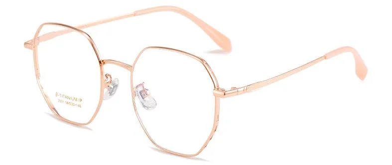 2023 Top Semi-Titanium Eyeglasses Frames Semi-Titanium Myopia Eyeglasses