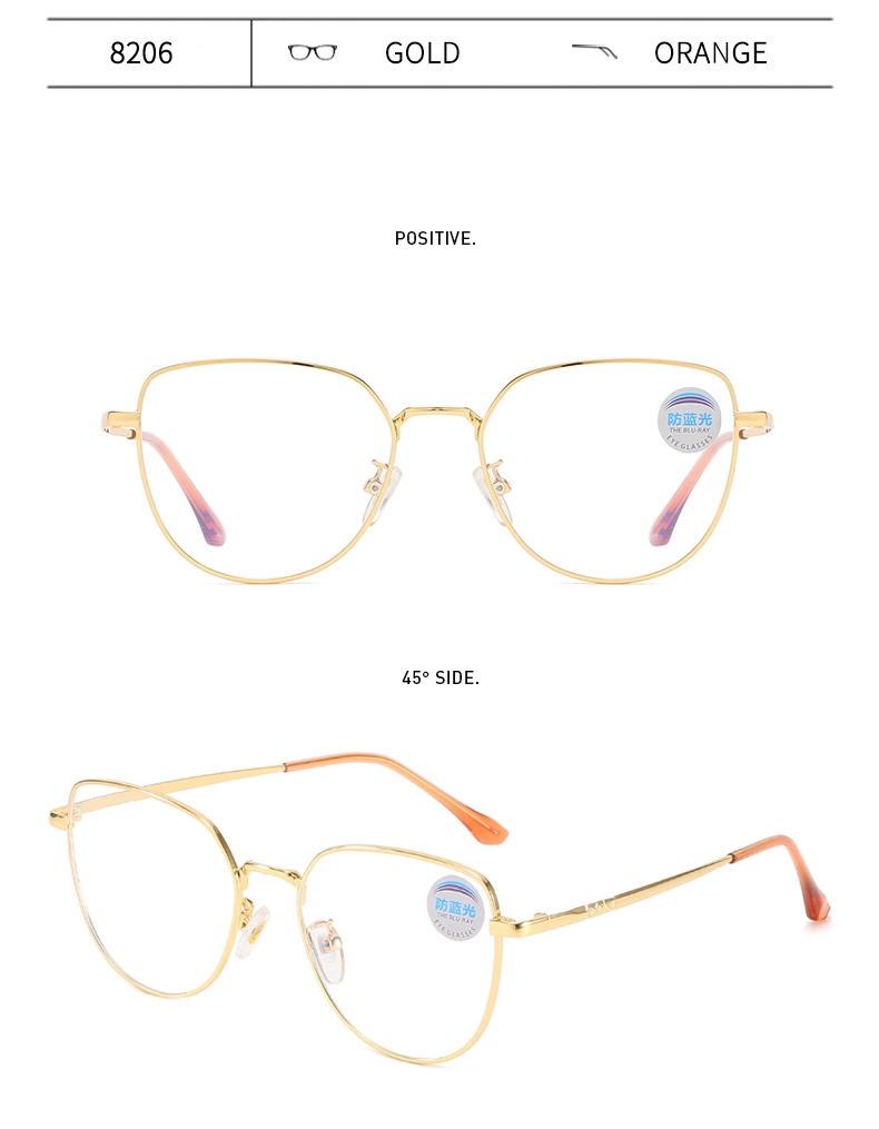 Factory Wholesale Own Design Cp Glasses Frame with Spring Hinge Eyewear for Fashion Woman