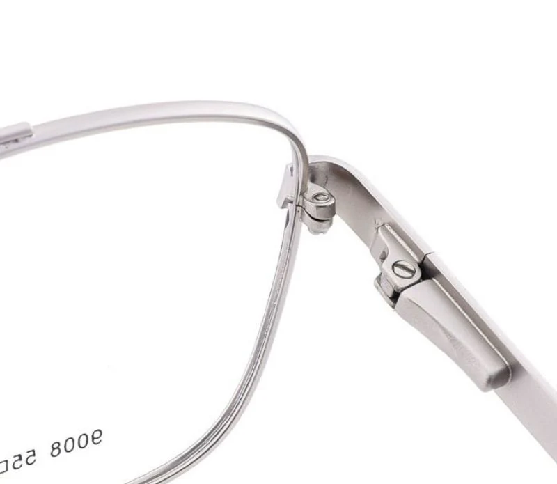 9008 Square Eyeglass Frames Metal Eyeglasses Frames