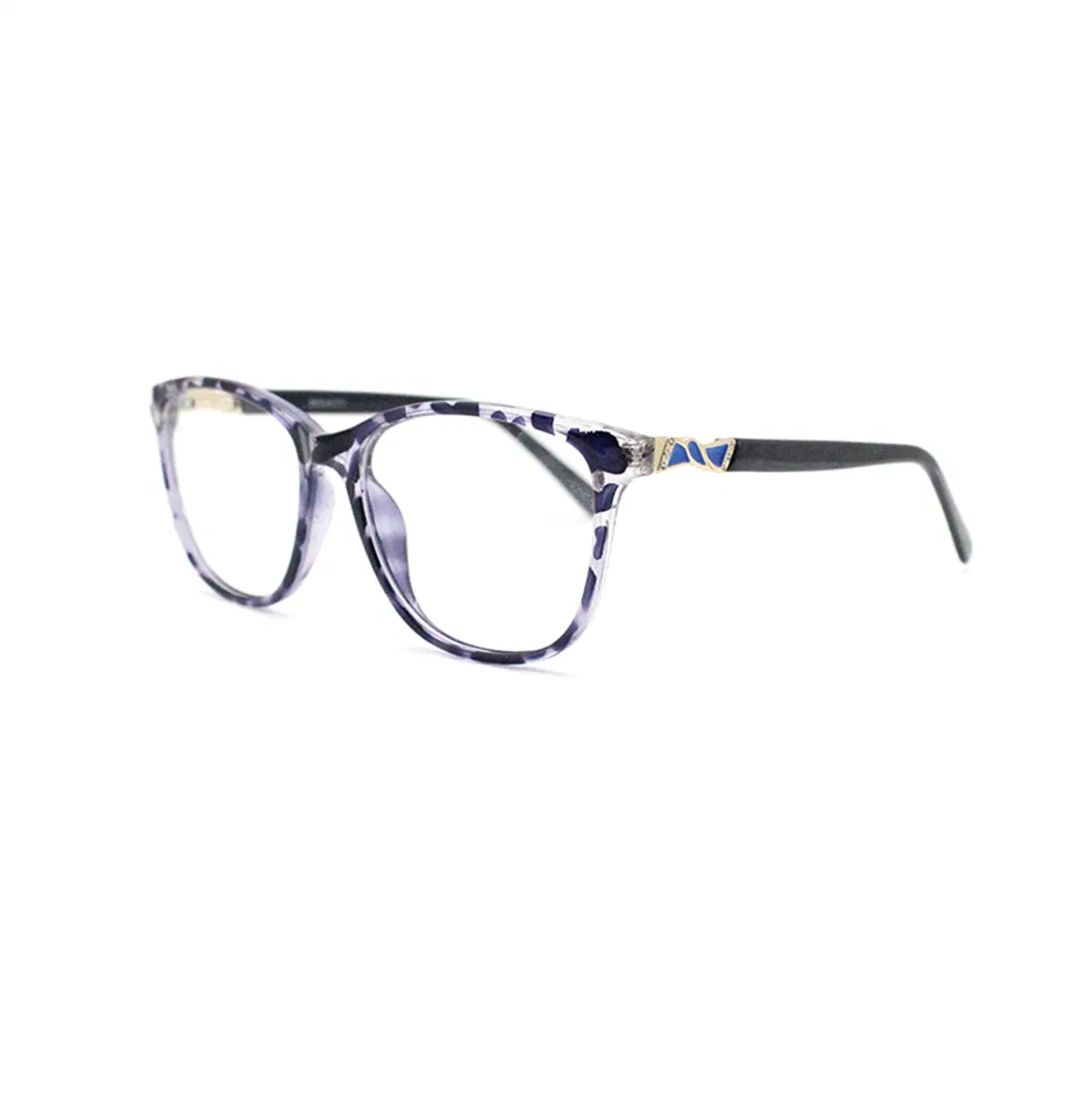 Elegant Women Oval Full Rim Spring Hinge Injection Glasses Frames