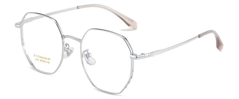 2023 Top Semi-Titanium Eyeglasses Frames Semi-Titanium Myopia Eyeglasses