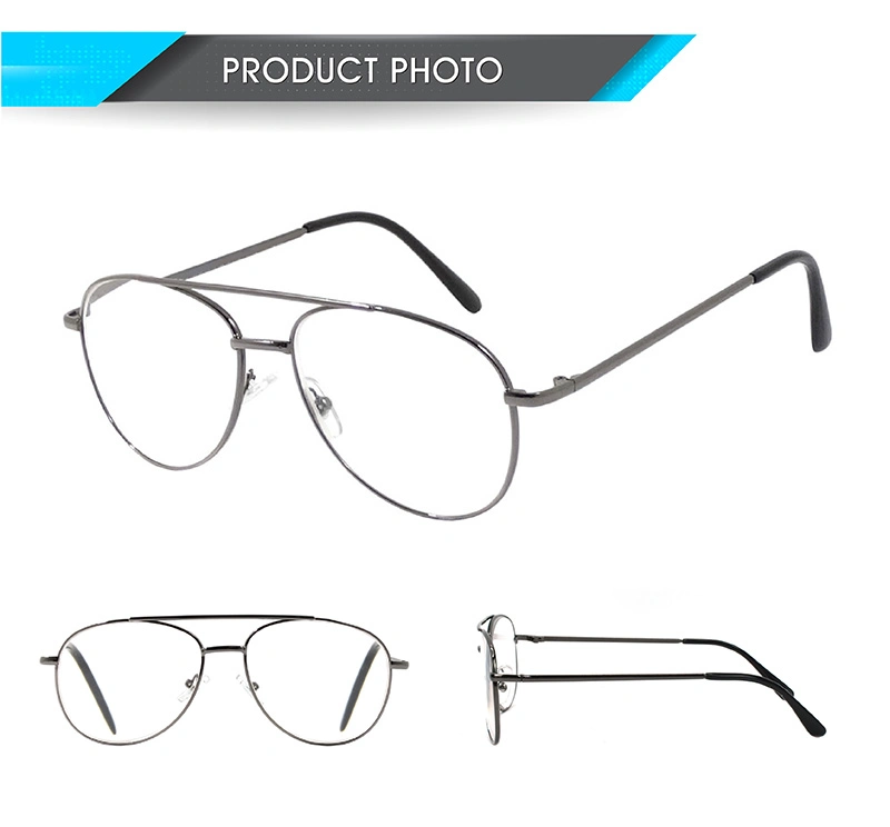 Pilot Optics 2023 Hot Sale Double Bridge Eyeglasses Frame Unisex Reading Glasses