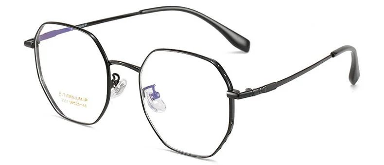 2023 Top Semi-Titanium Eyeglasses Frames Semi-Titanium Myopia Eyeglasses