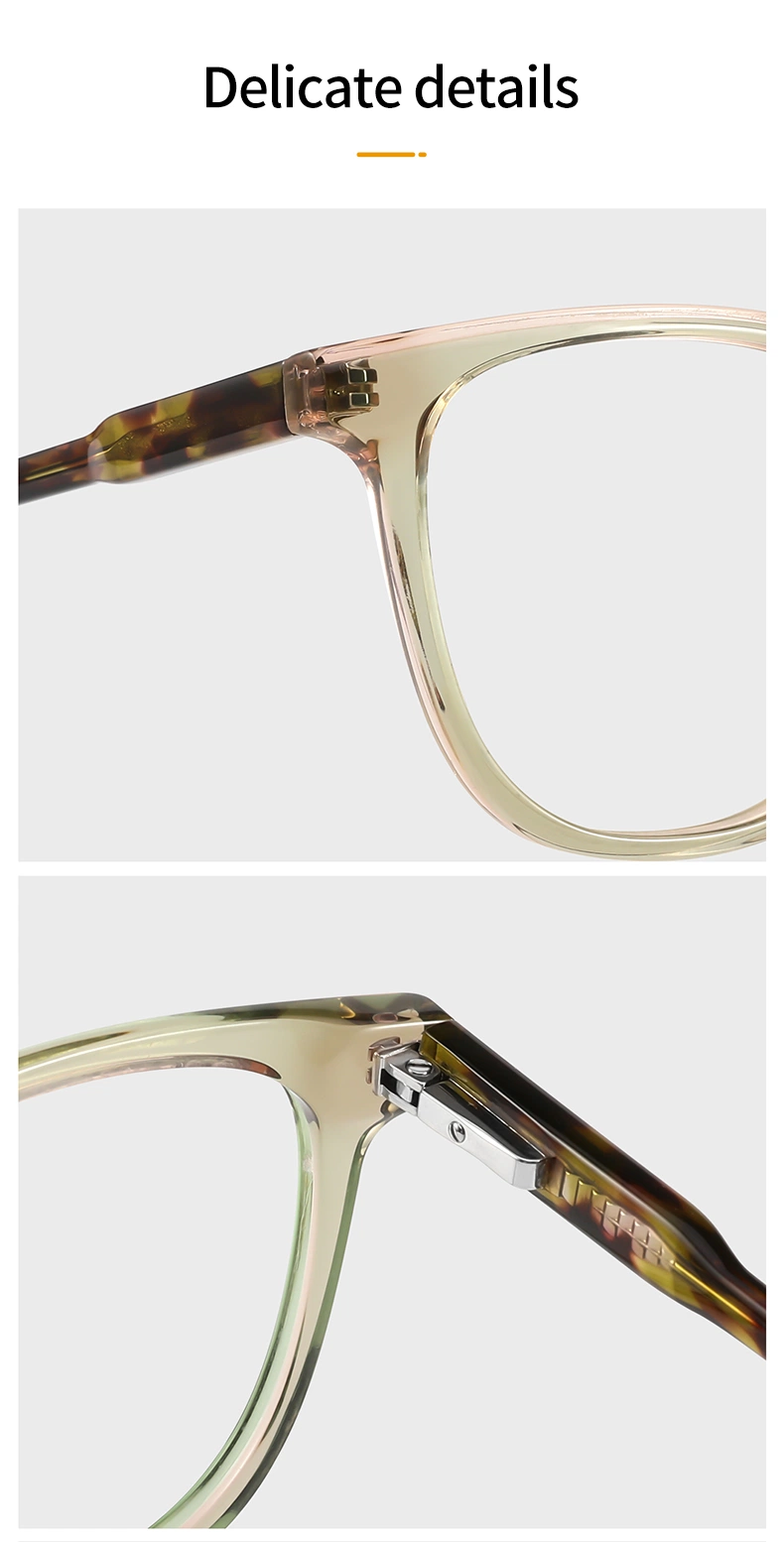 Latest Vintage Acetate Eyewear Montura Acetato Optical Spectacle Eyeglass Frames for Men