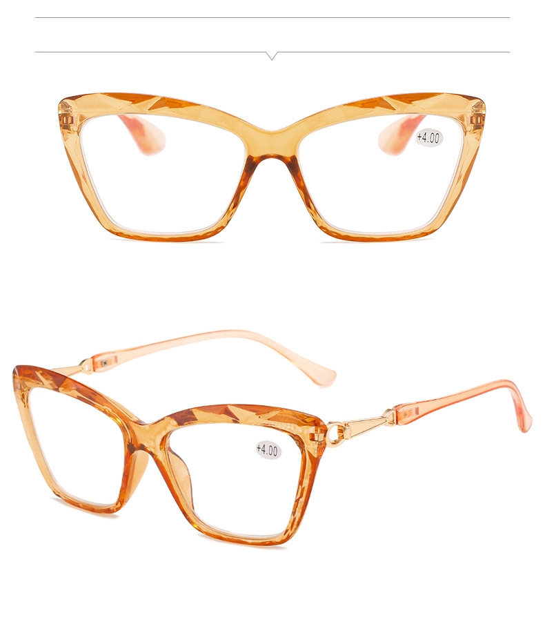 Ready to Ship Hot Selling Fashion Style Retro Design Cat Eye Eyewear Frame Women Colorful Reading Glasses