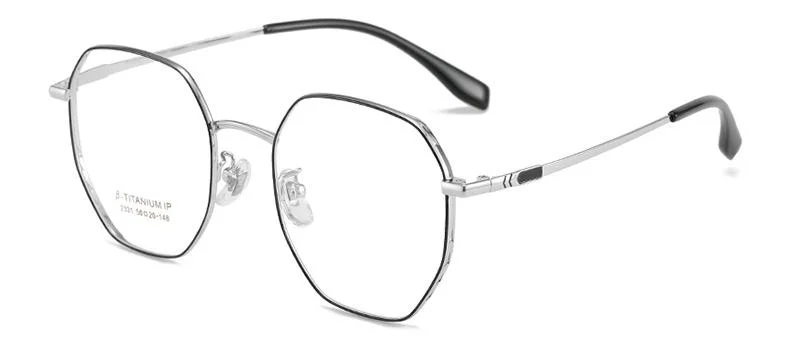 2023 Top Semi-Titanium Eyeglasses Frames Semi-Titanium Myopia Eyeglasses