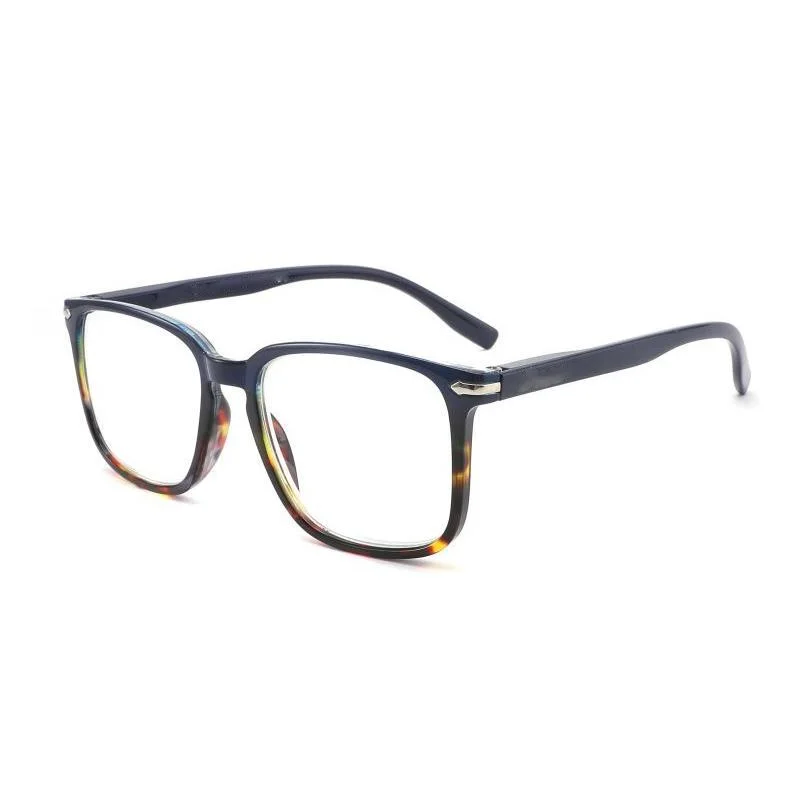 High Quality Full Frame Square Anti Blue Light Progressive Fashion Reading Glasses for Unisex